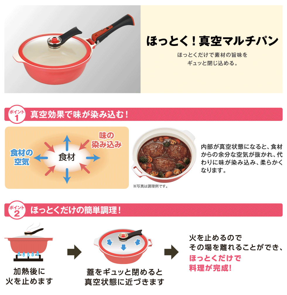 ほっとく！真空マルチパン