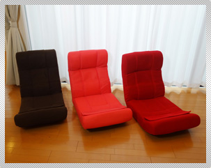 快適ソファー座椅子 らくらく腹筋生活DX（ピュアフィット）